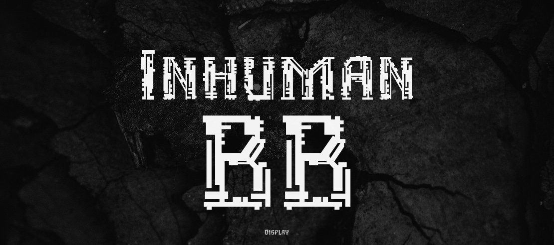 Inhuman BB Font Family