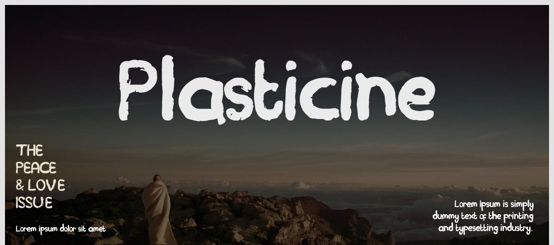 Plasticine Font