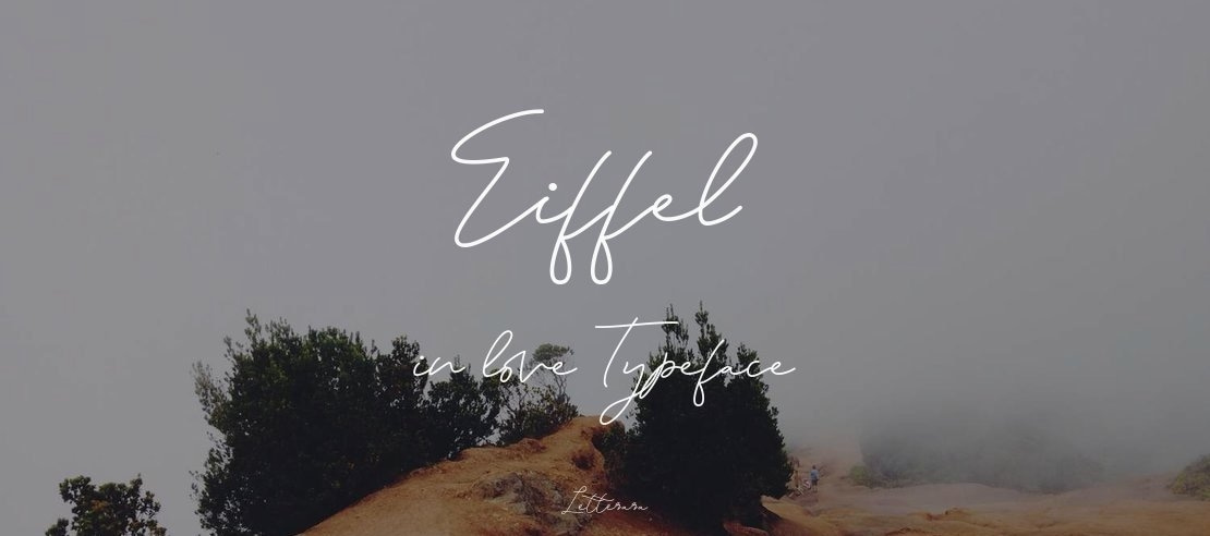 Eiffel in love Font