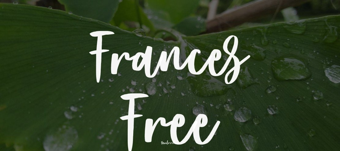 Frances Free Font