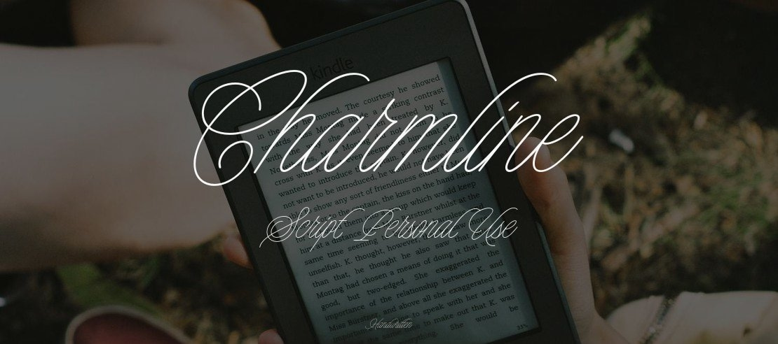 Charmline Script Personal Use Font