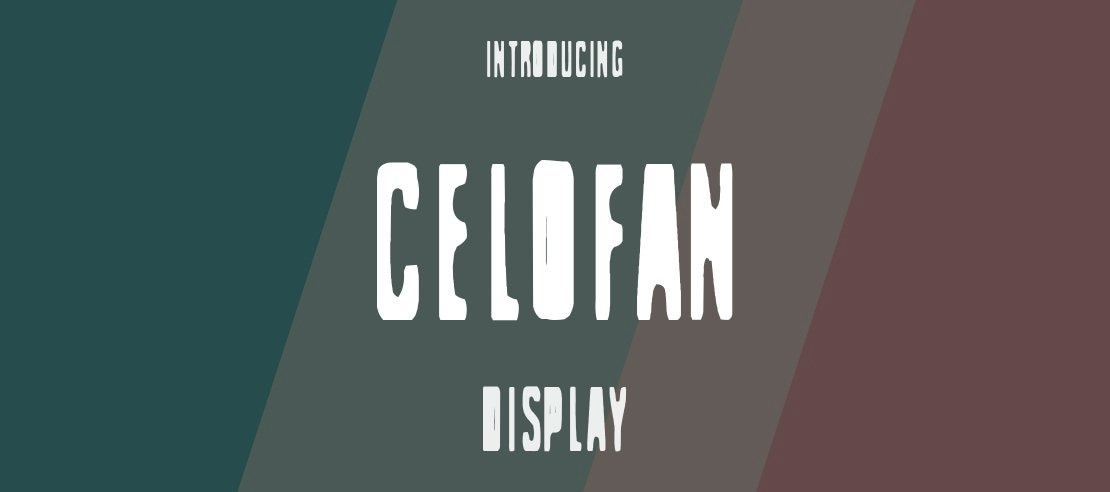 Celofan Font