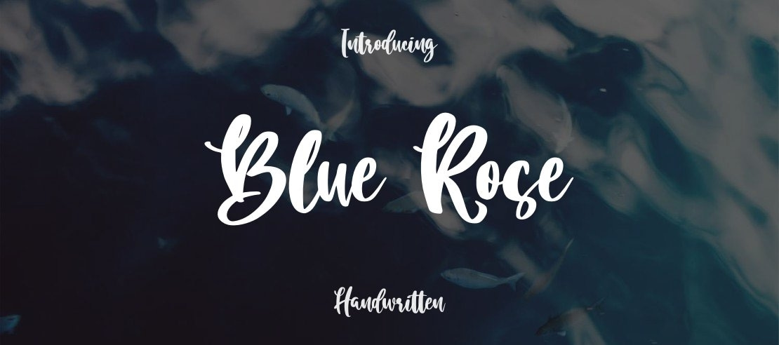 Blue Rose Font