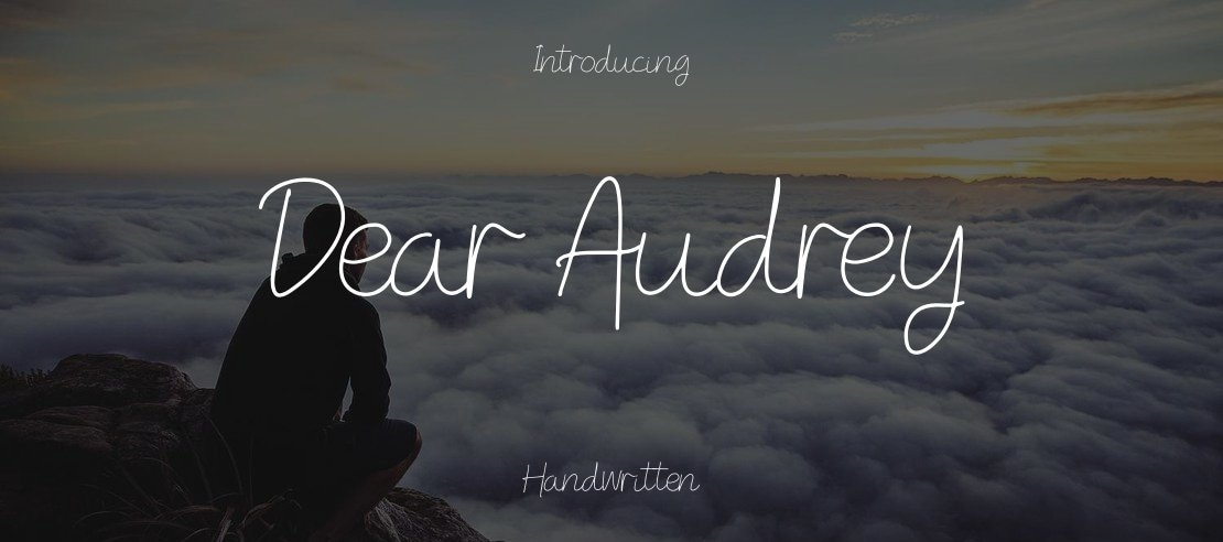 Dear Audrey Font