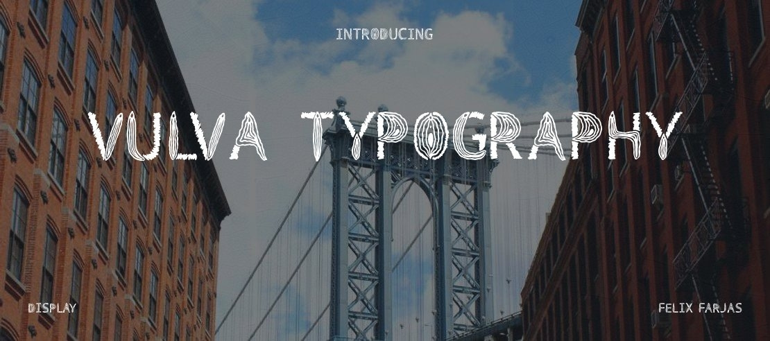 Vulva Typography Font