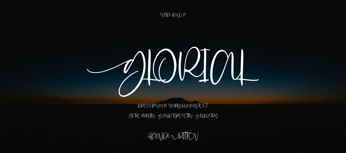 Glorial Font