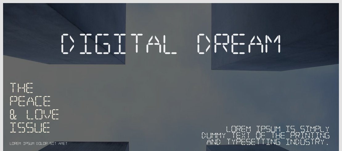 Digital dream Font