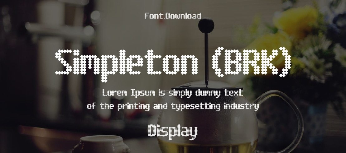 Simpleton (BRK) Font