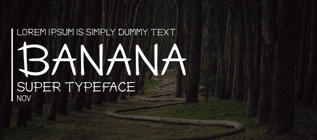 banana super Font