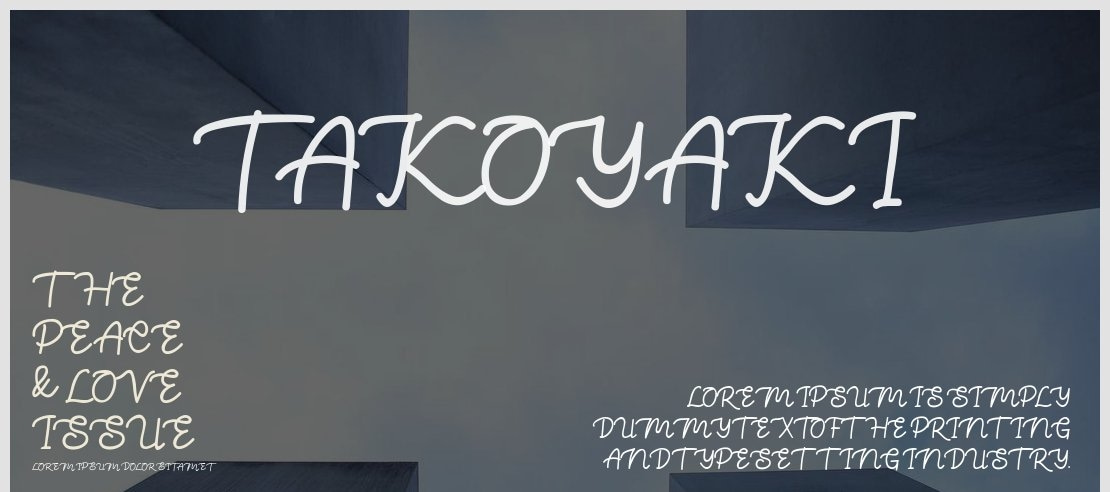 Takoyaki Font