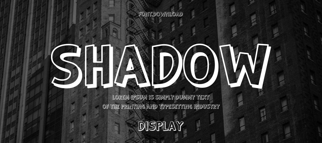 Shadow Font