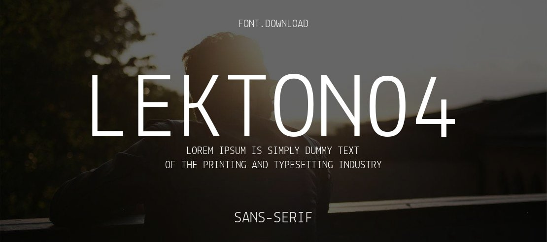 Lekton04 Font