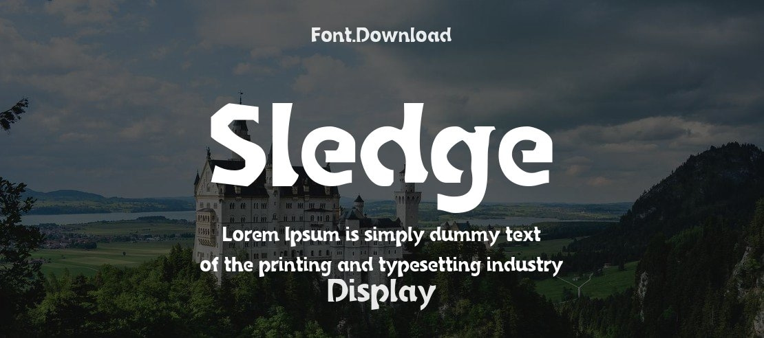 Sledge Font