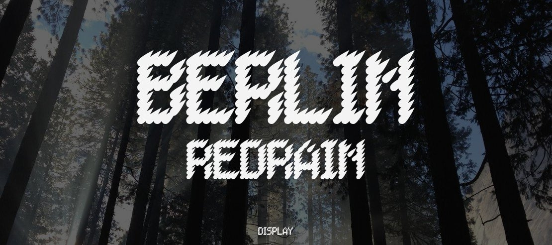 BERLIN REDRAIN Font