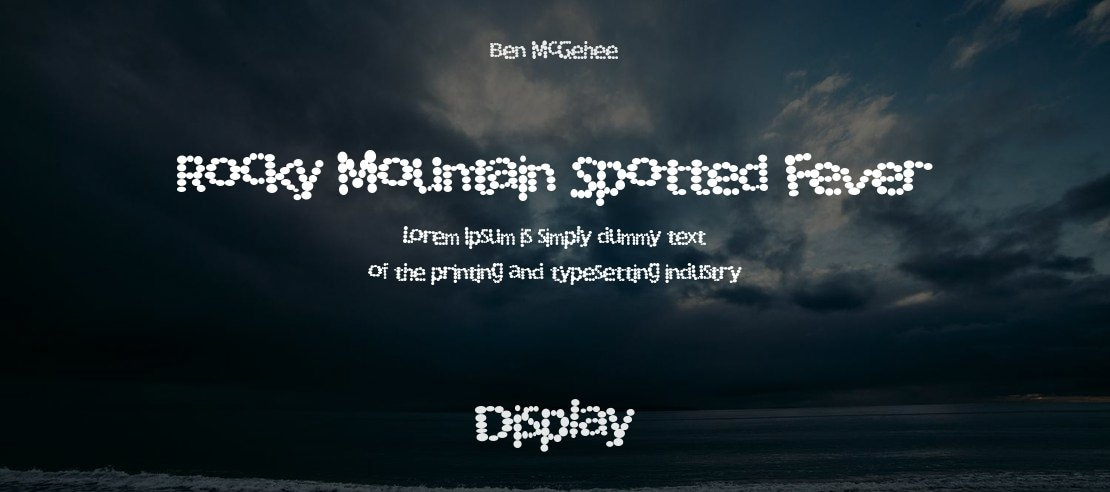 Rocky Mountain Spotted Fever Font