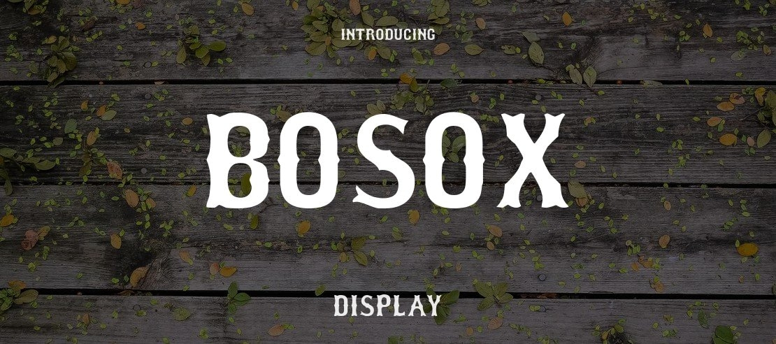 Bosox Font Family