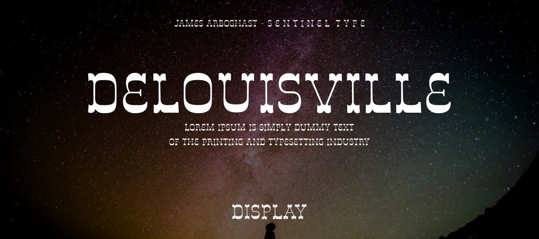 DeLouisville Font Family