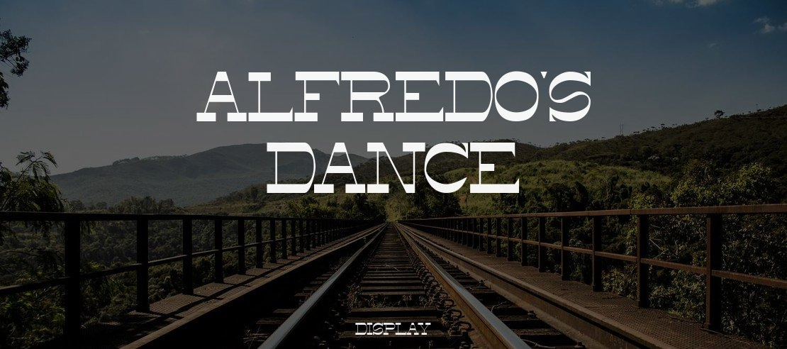 Alfredo's Dance Font