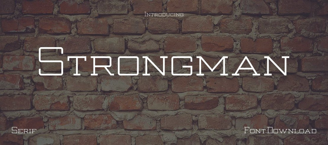 Strongman Font