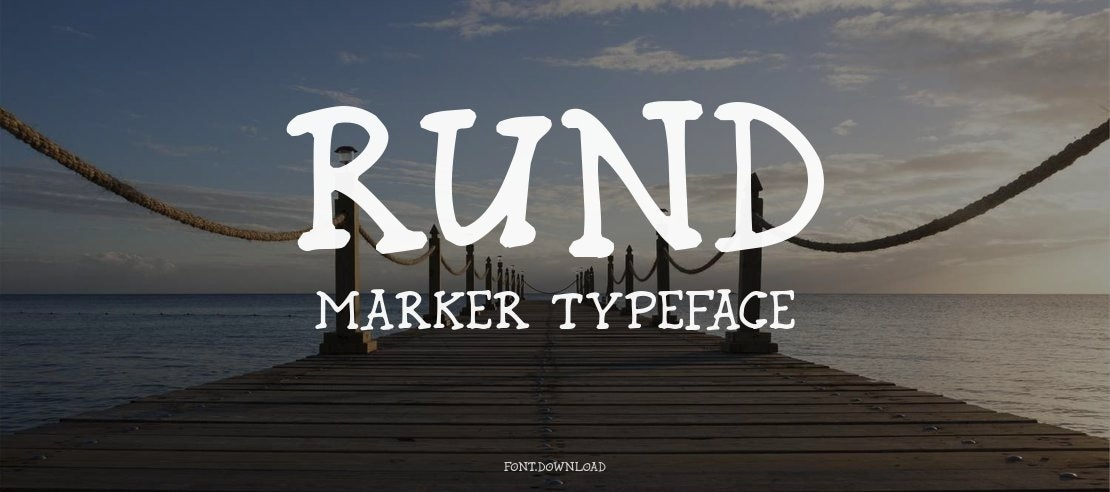Rund Marker Font