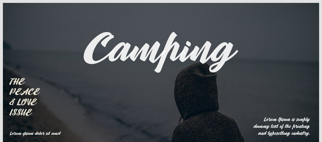 Camping Font