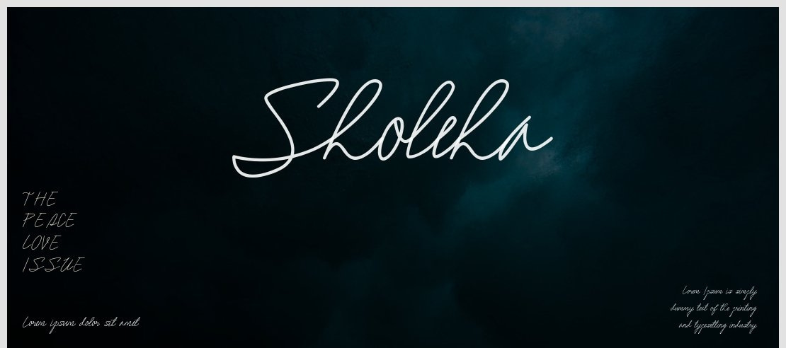 Sholeha Font