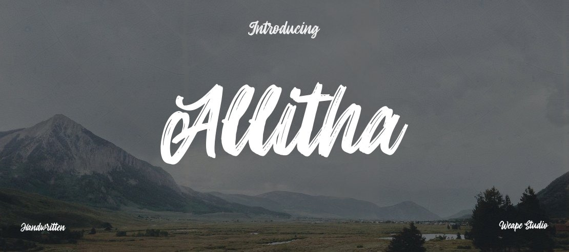 Allitha Font