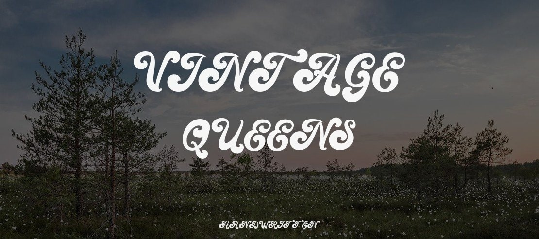 Vintage Queens Font