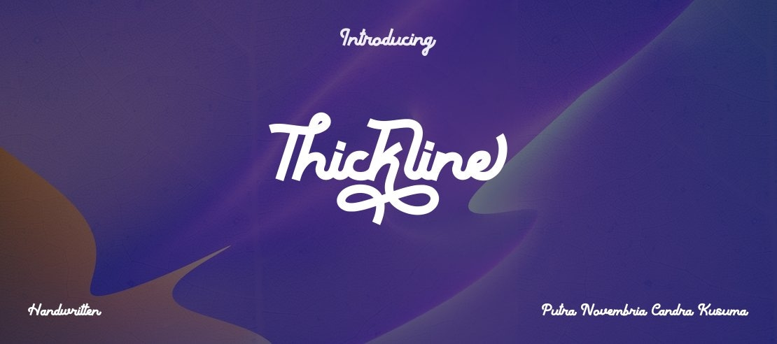 Thickline Font