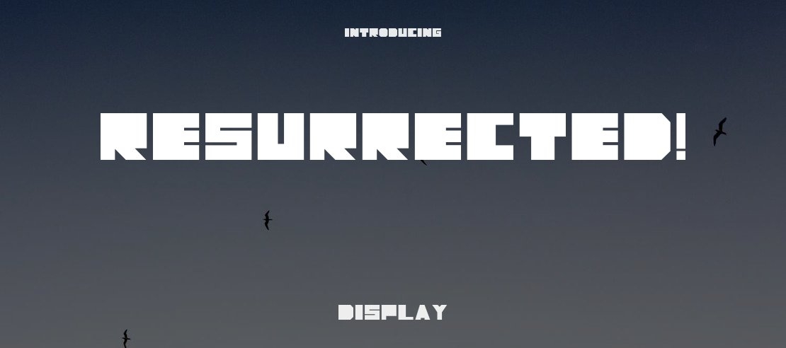 Resurrected! Font