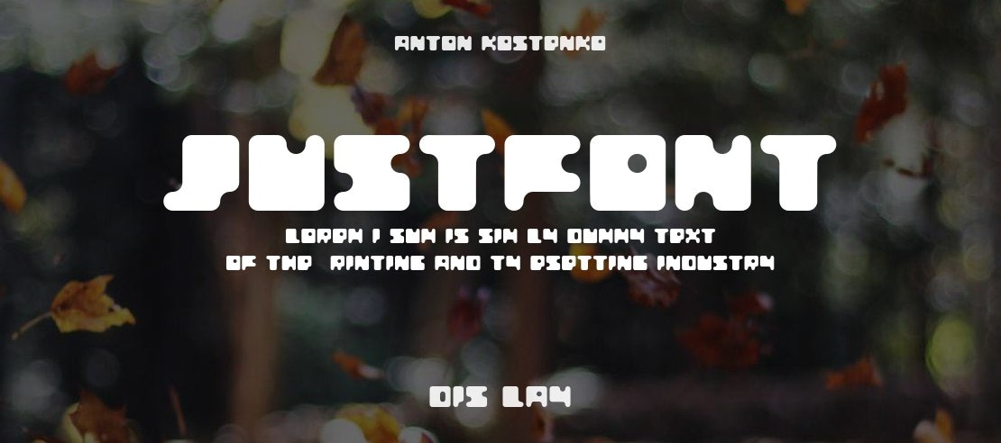 JustFont Font