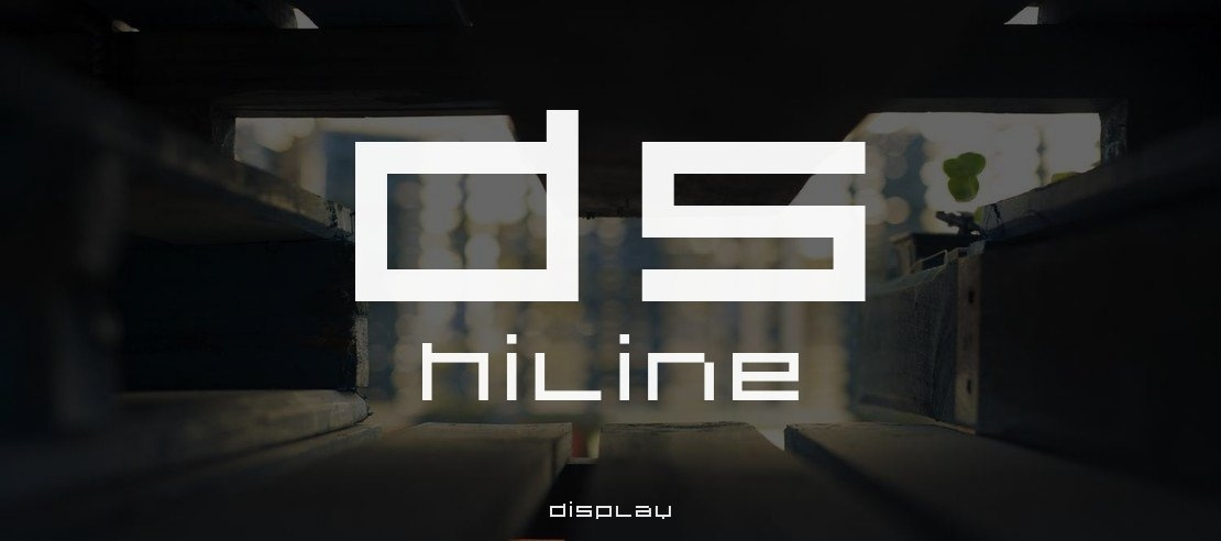 DS Hiline Font