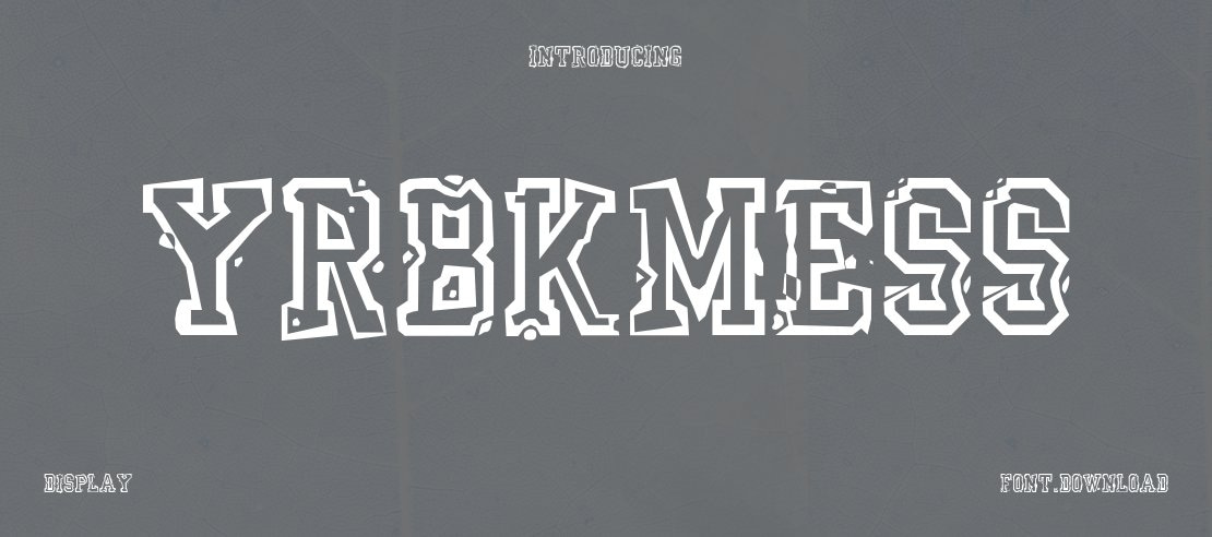 YrBkMess Font