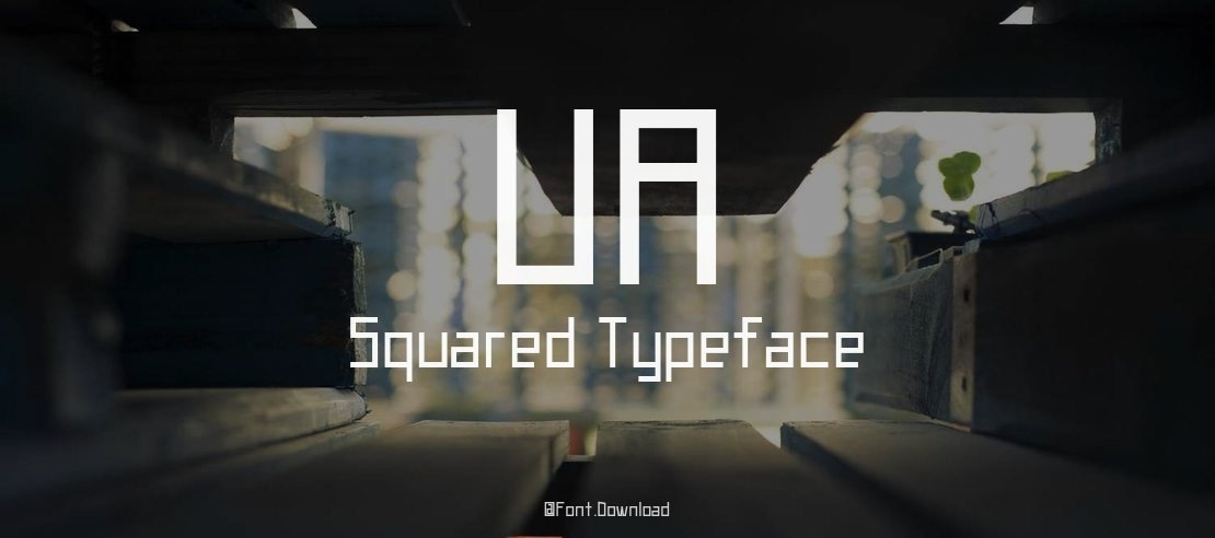 UA Squared Font