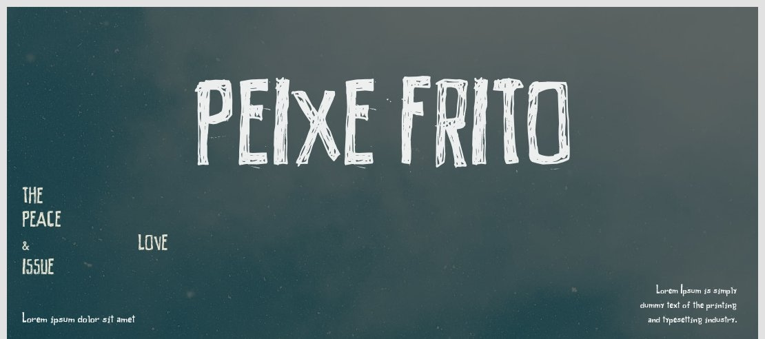 PEIXE FRITO Font