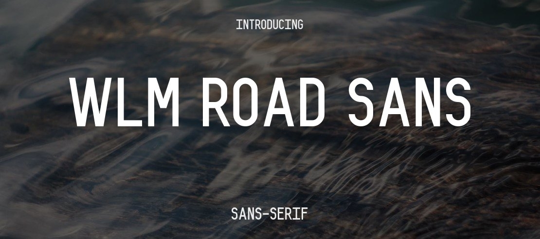 WLM Road Sans Font