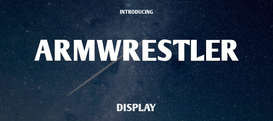 ArmWrestler Font