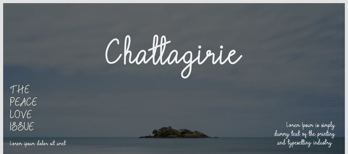 Chattagirie Font Family