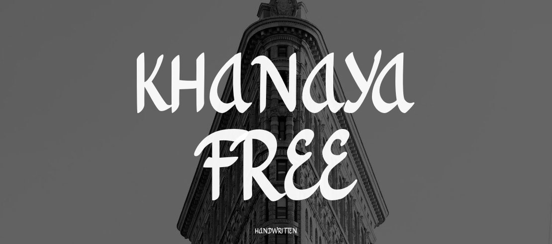 Khanaya FREE Font