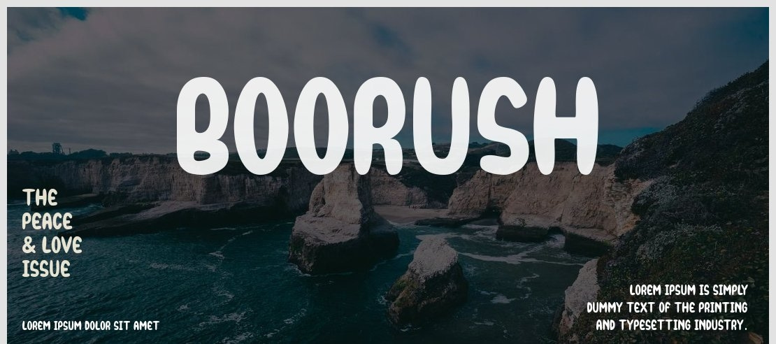 BooRush Font