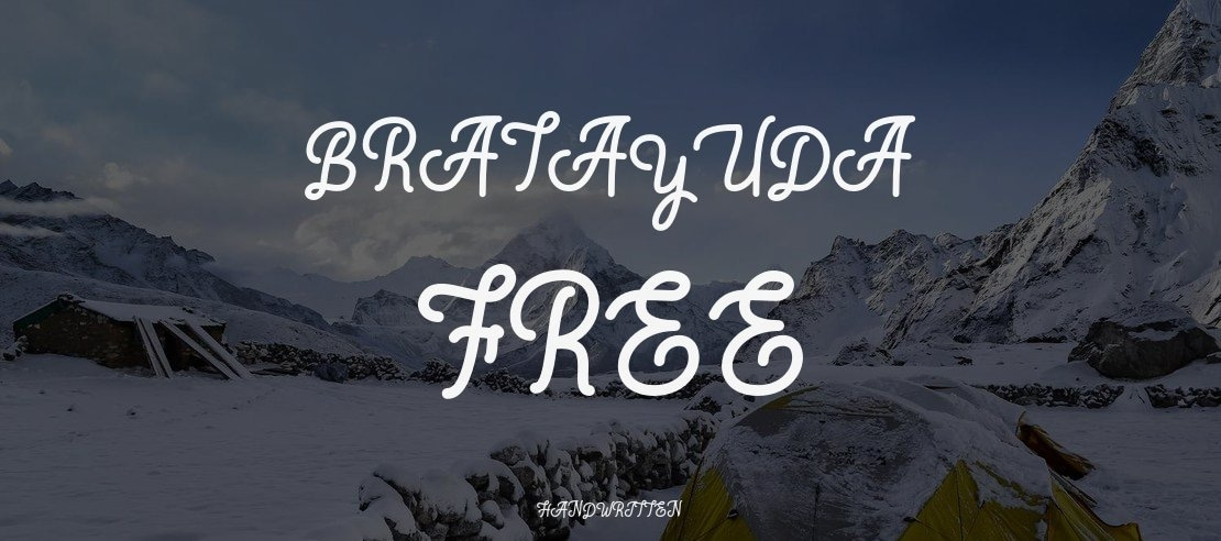 Bratayuda FREE Font