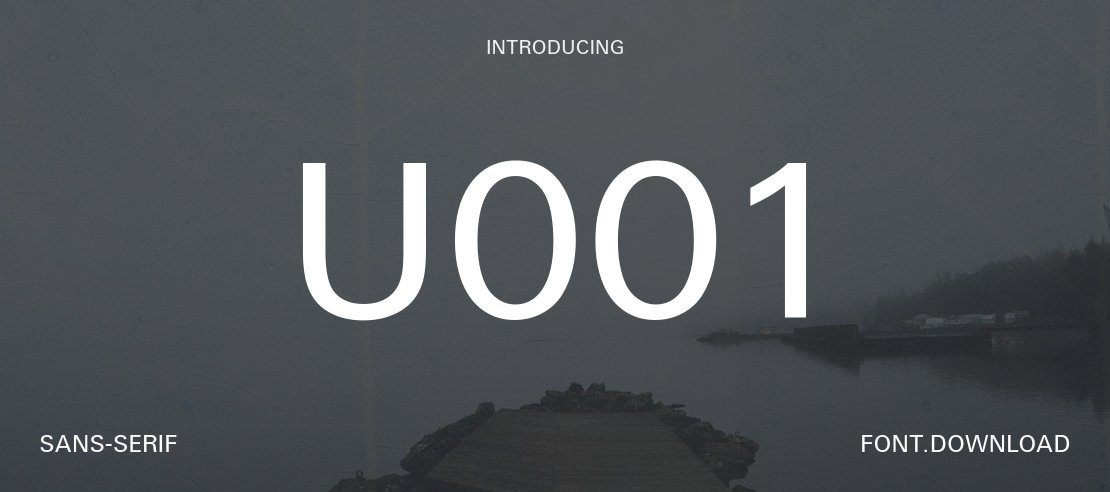 U001 Font Family