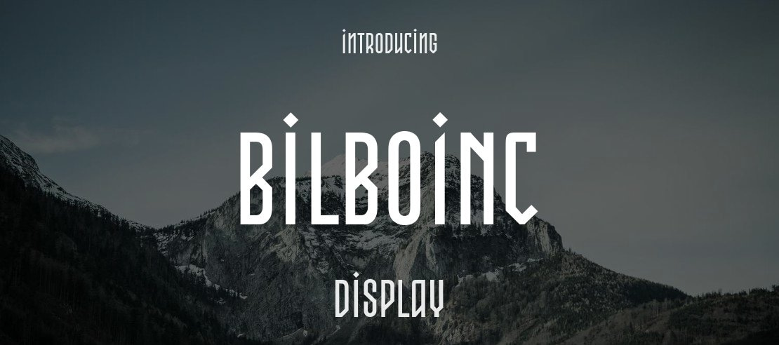 BilboINC Font