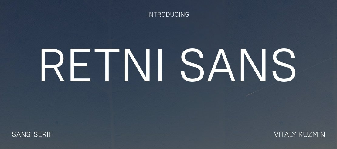 Retni Sans Font Family