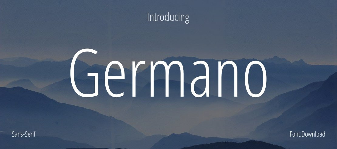 Germano Font Family