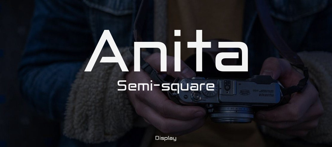 Anita  Semi-square Font
