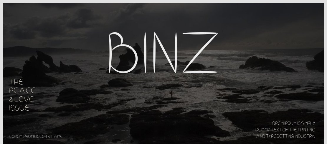 Binz Font