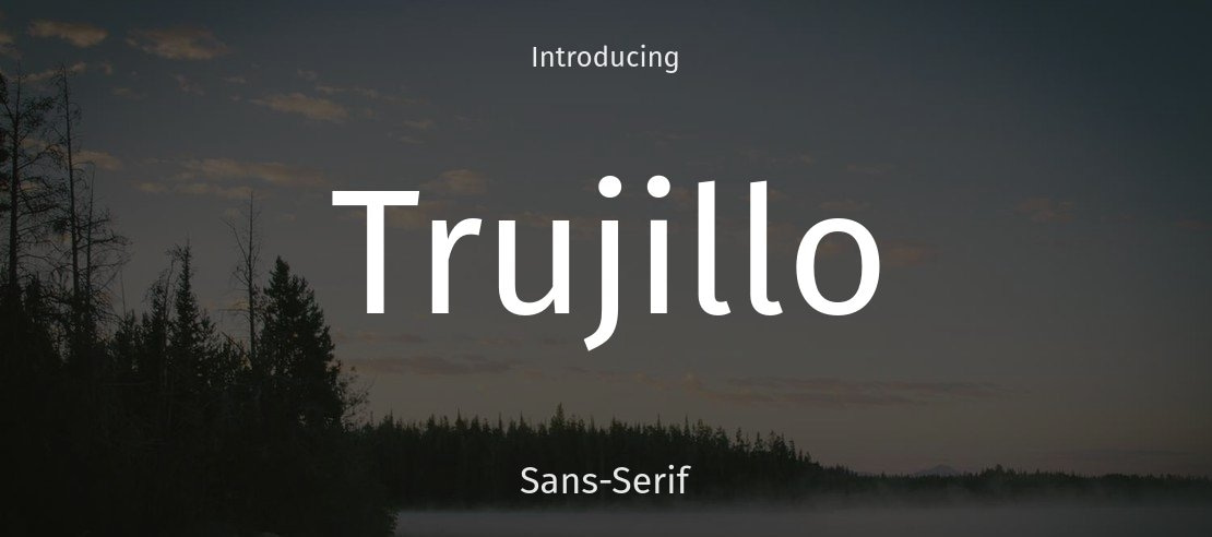 Trujillo Font Family