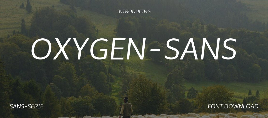 Oxygen-Sans Font Family