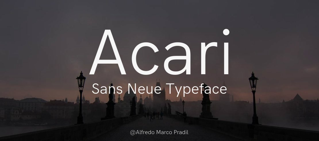 Acari Sans Neue Font Family